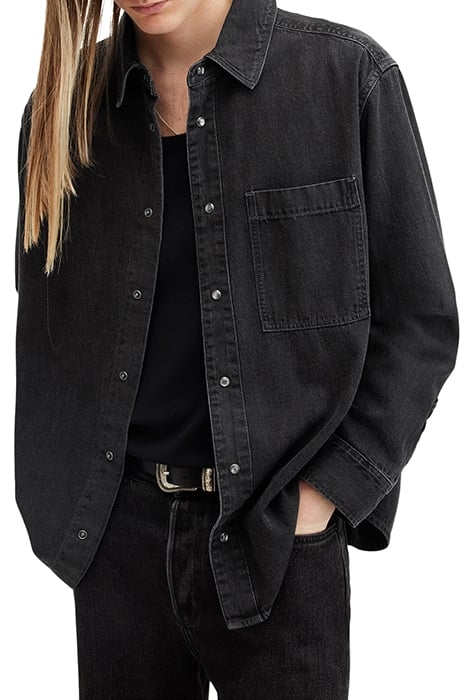 TOLHURST SHIRT WASHED BLACK 1