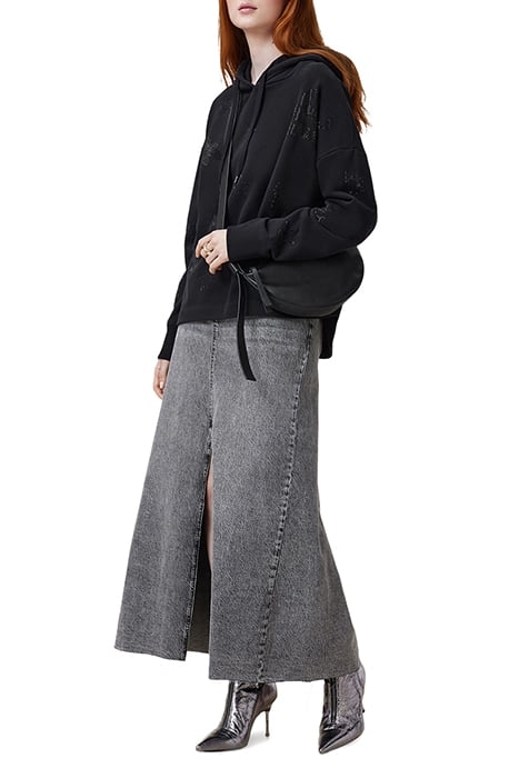 ETIE EMB ROSE HOODY BLACK 4