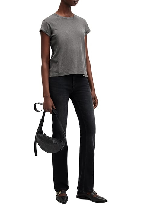 ANNA RAMSKULL TEE ACID WASHED BLACK 5