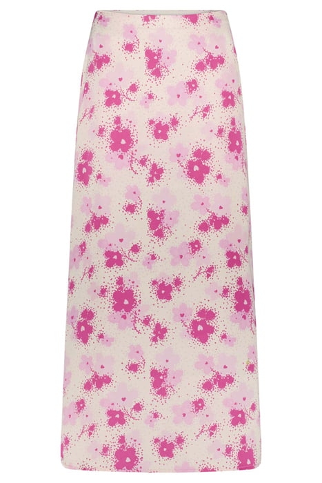 LAURIE SKIRT HOT PINK/CREAM WHITE 3