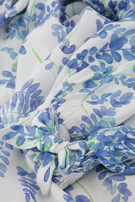 HANNAH DRESS JUICY LIME/CREAM WHI 5