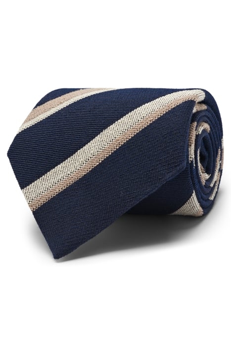 NAVY STRIPES STRIPES TIE 1