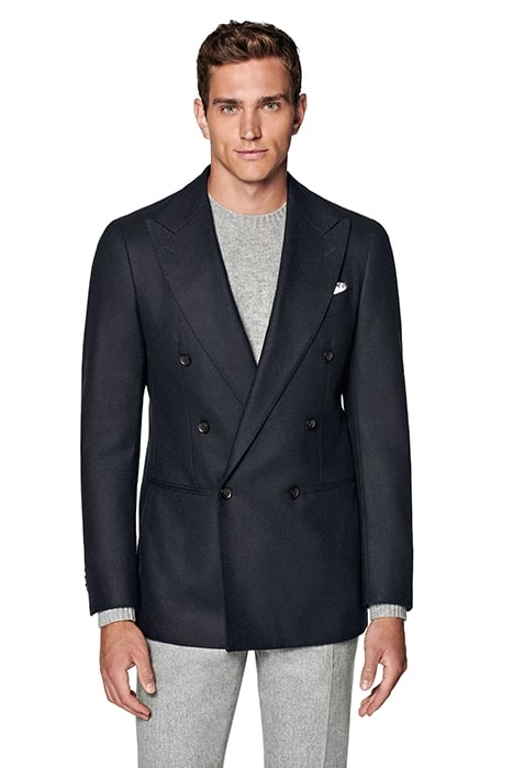 NAVY TAILORED FIT HAVANA BLAZER 1