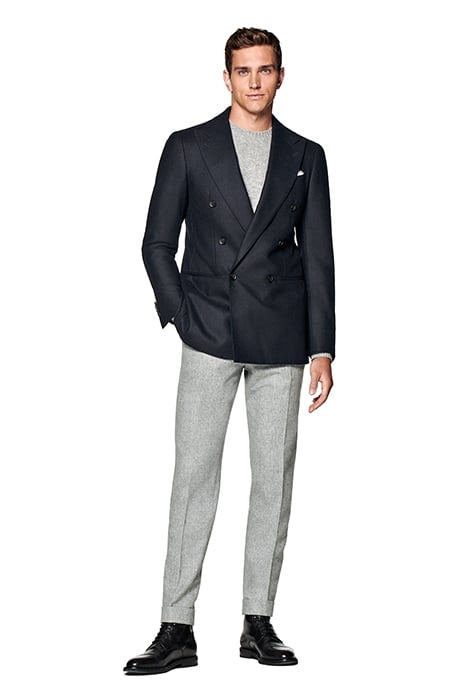 NAVY TAILORED FIT HAVANA BLAZER 5
