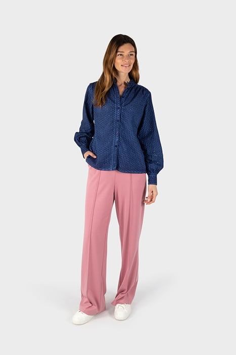 BLOUSE WOVEN LONG SLEEVES RHODONITE 3