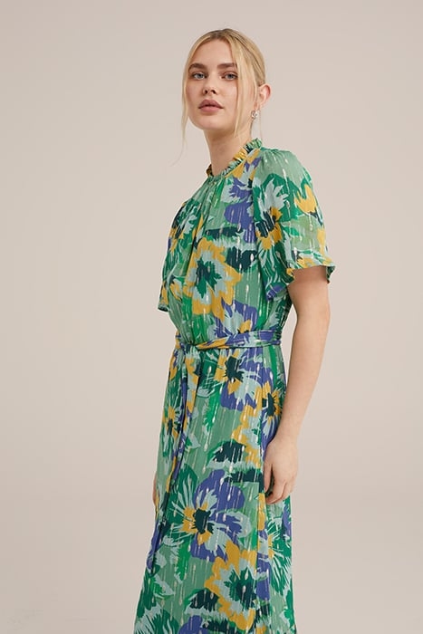 DRESS MAXI LENGTH GREEN 4