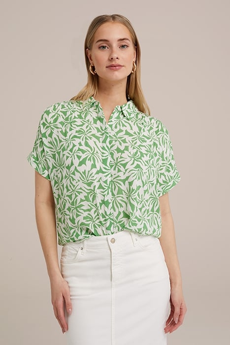 BLOUSE BRIGHT GREEN 1