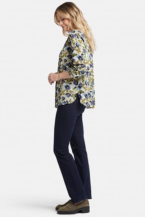 PINTUCK BLOUSE INDIGO BLOOMS 4