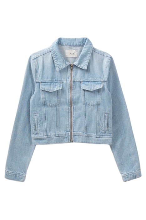 LIGHT BLUE ORGANIC COTTON DENIM JACKET 4