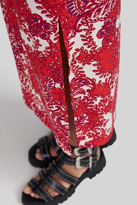 REDCURRANT LENZING™ ECOVERO™ BANDANA PRINT SKIRT 6