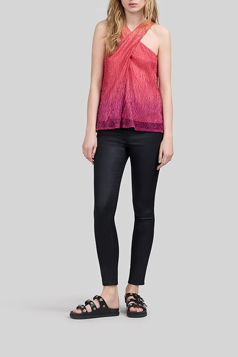 DEEP DYE METALLIC TANGERINE TOP 3