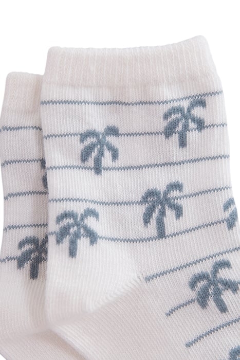 BABY BOYS’ WHITE STRIPED SOCKS 4