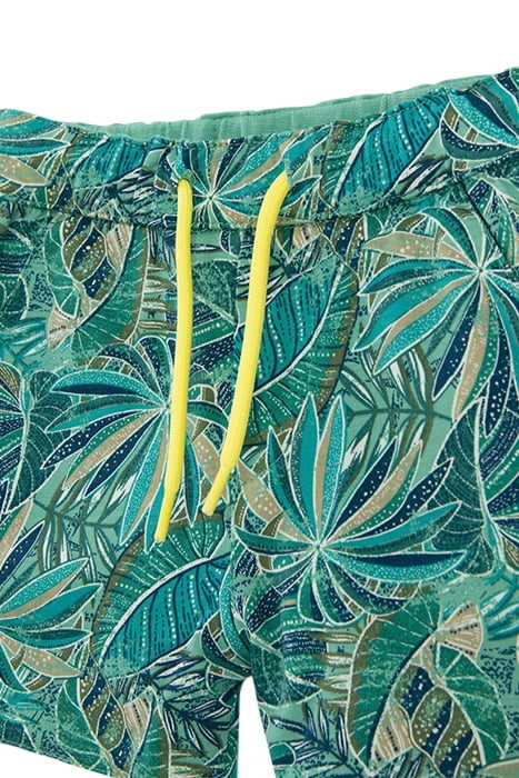 BABY BOYS’ GREEN/EXOTIC MOTIF REVERSIBLE BERMUDA SHORTS 4