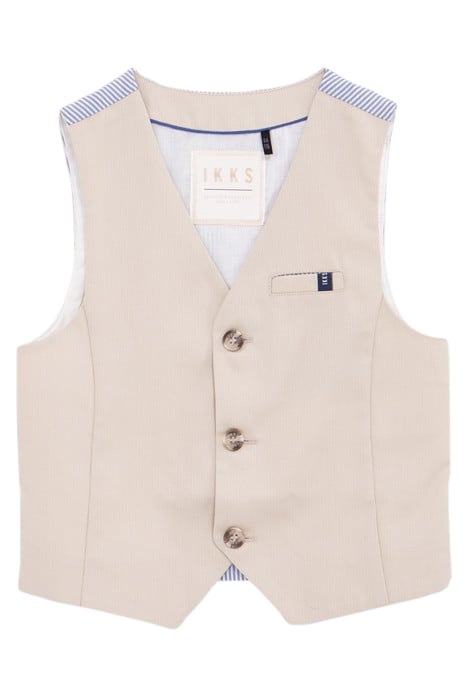 BOY'S BEIGE FORMAL SUIT VEST 1
