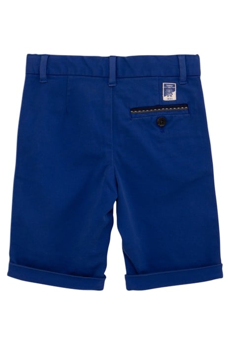 BOY'S BLUE CHINO BERMUDA SHORTS 2