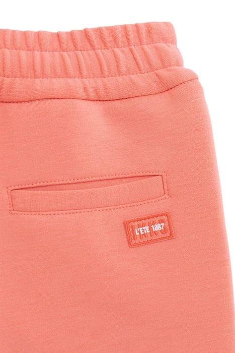BOYS’ ORANGE TECHFLEECE SWEATSHIRT FABRIC BERMUDA SHORTS 5