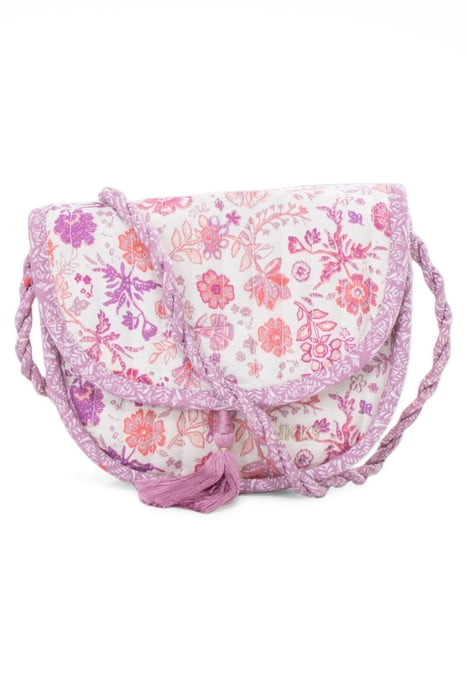 GIRLS’ LILAC SHOULDER BAG WITH FLOWER PRINT 3