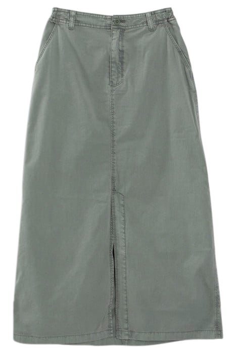 GIRLS’ KHAKI LONG SKIRT 1