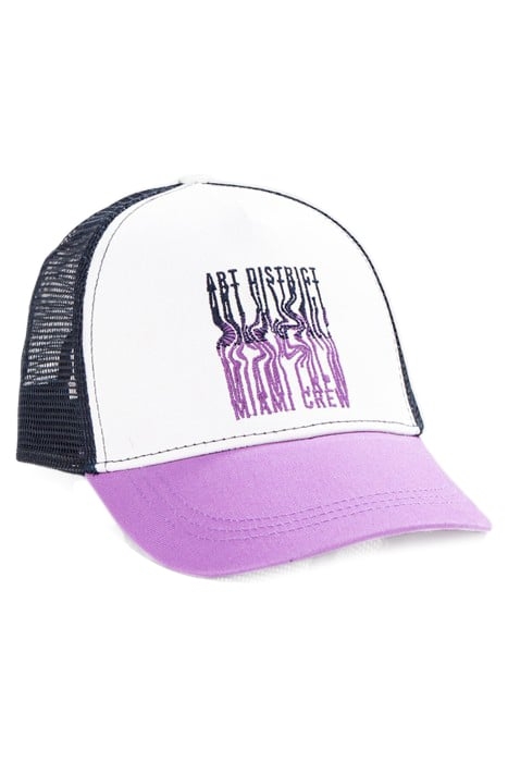 BOYS’ PURPLE, WHITE, AND NAVY MESH CAP 1