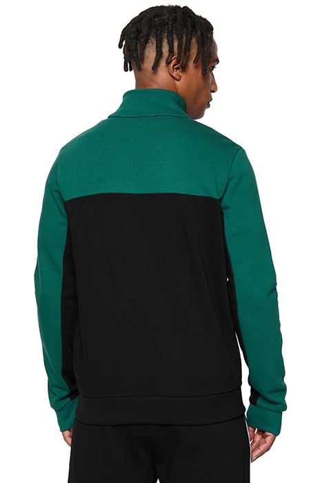 LATIMER BLOCKED TRACK JACKET FOREST BIOME-BLACK 2