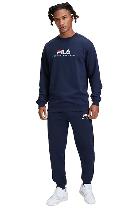 BOLLWILLER CREW SWEAT BLACK IRIS 3