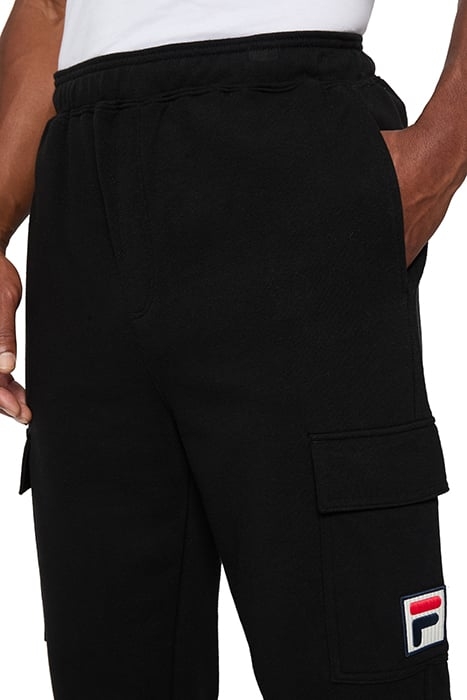 LONGARONE CARGO SWEAT PANTS BLACK 7