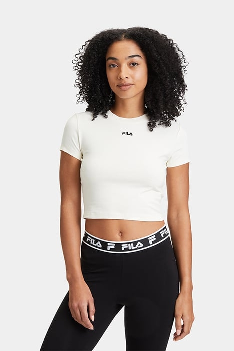LATINA CROPPED TEE ANTIQUE WHITE 1
