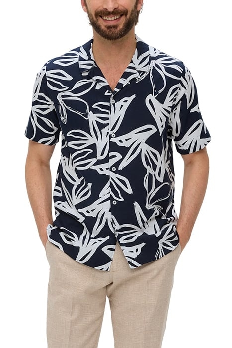 S.OLIVER SHIRTS MARINE-BLUE 1