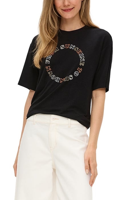 S.OLIVER T-SHIRTS BLACK 1
