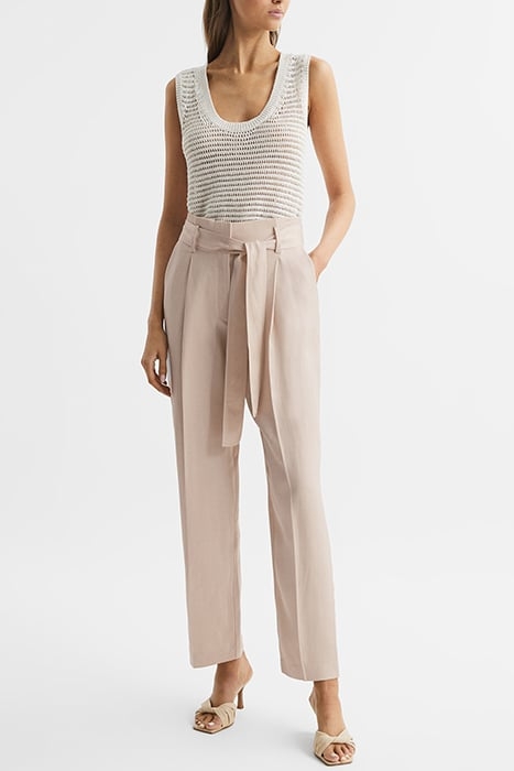 MYLIE-TAPER TROUSER NEUTRAL 2