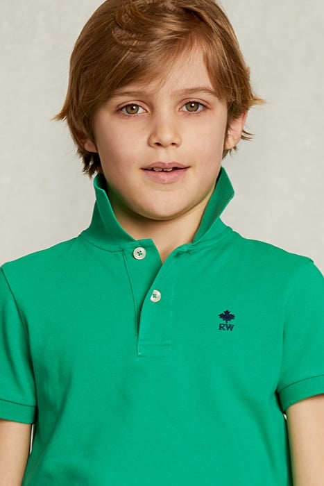 CUSTOM FIT BASIC COTTON POLO PAPAYA GREEN 4