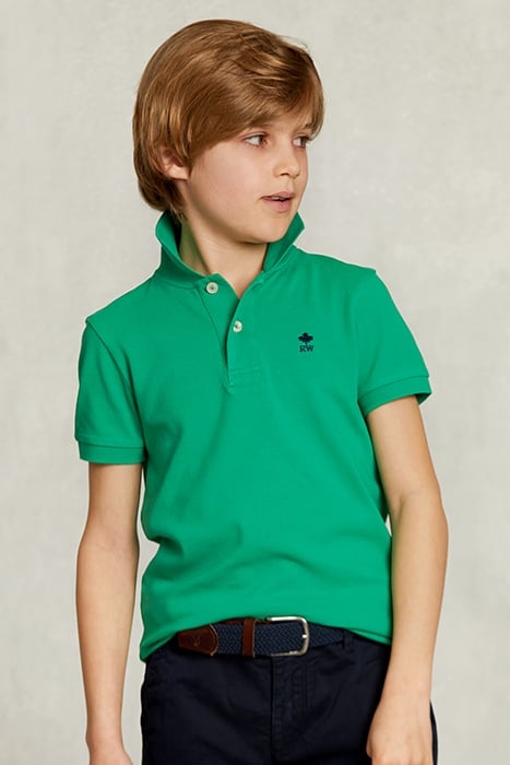 CUSTOM FIT BASIC COTTON POLO PAPAYA GREEN 1