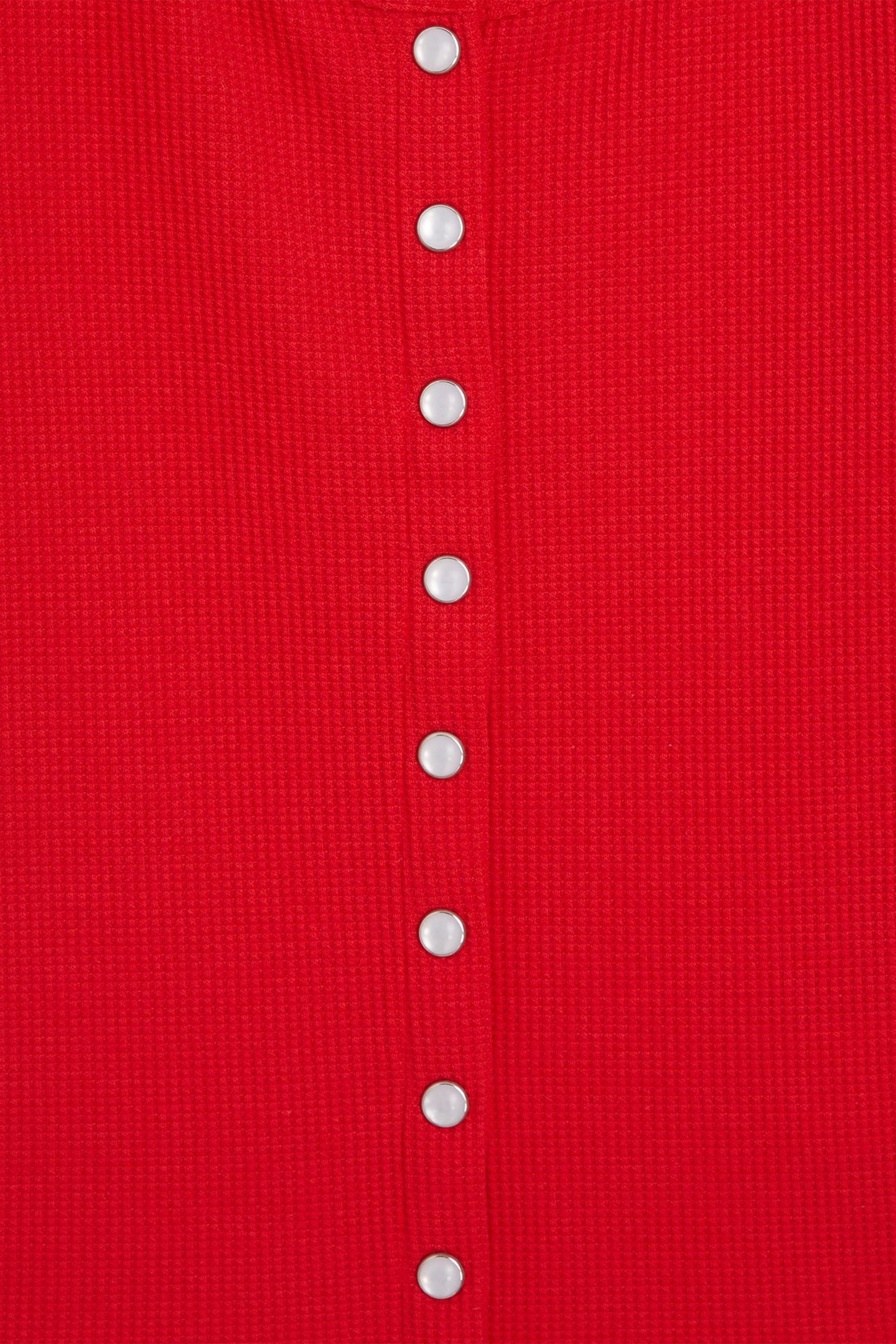 DRY GOODS WAFFLE BUTTON-UP TOP 8