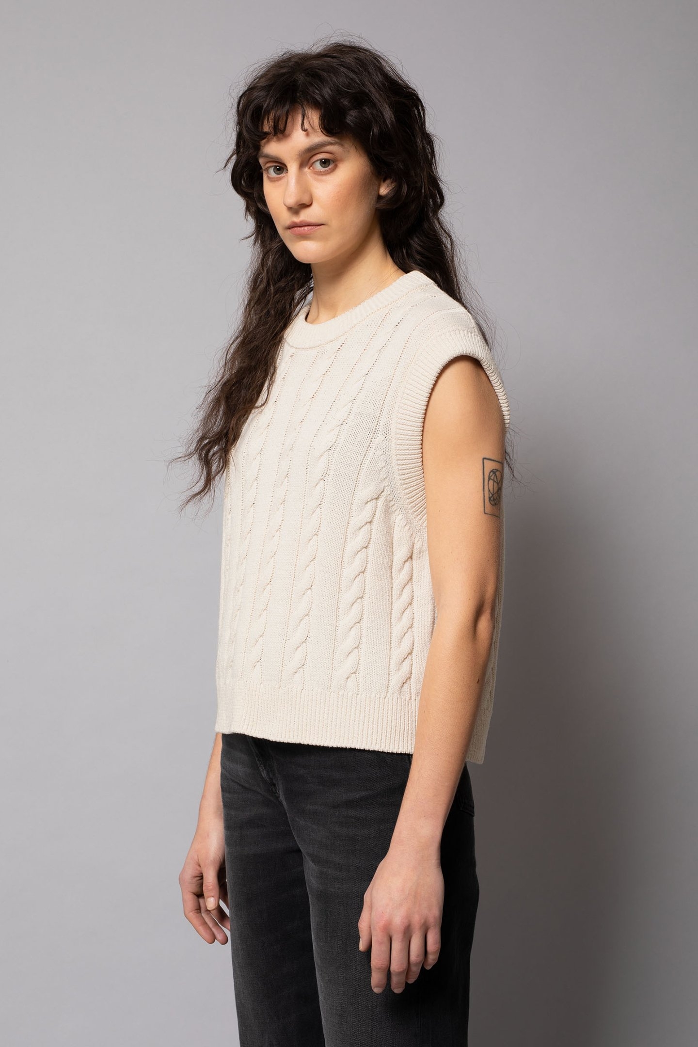 KIMMY CABLE WEST CHALK WHITE 5