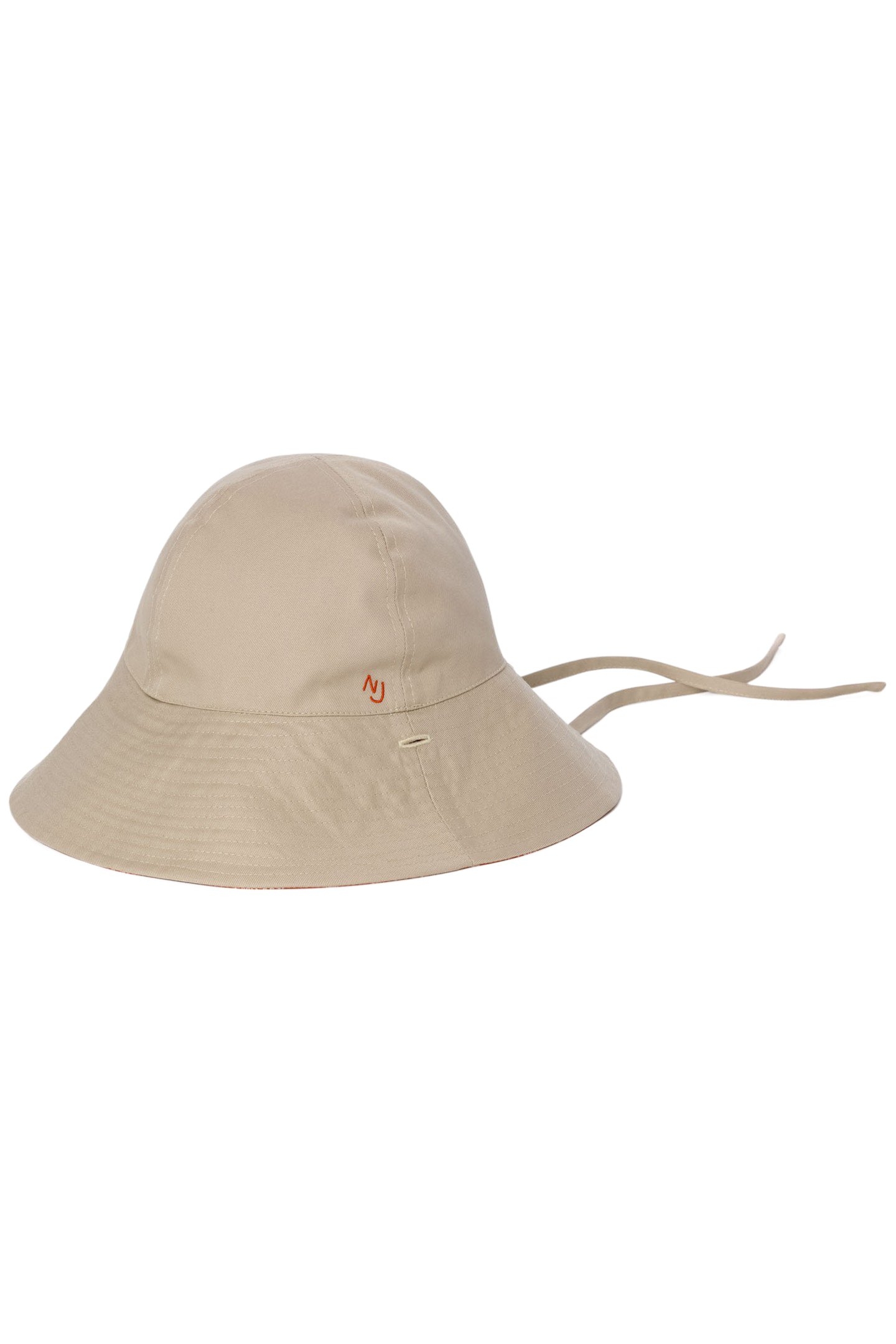 SOLVEIG COTTON BUCKET HAT BEIGE 1