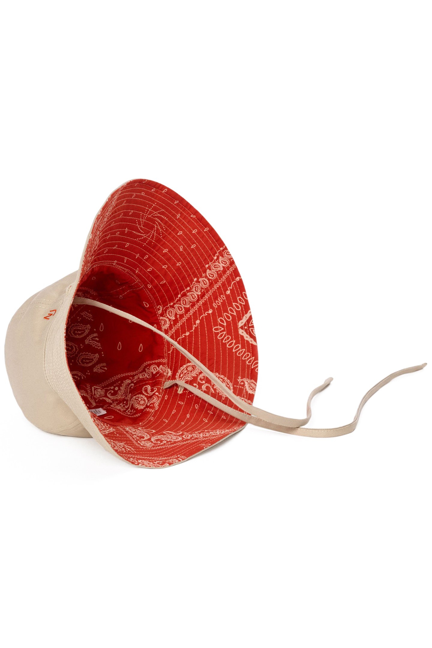 SOLVEIG COTTON BUCKET HAT BEIGE 3