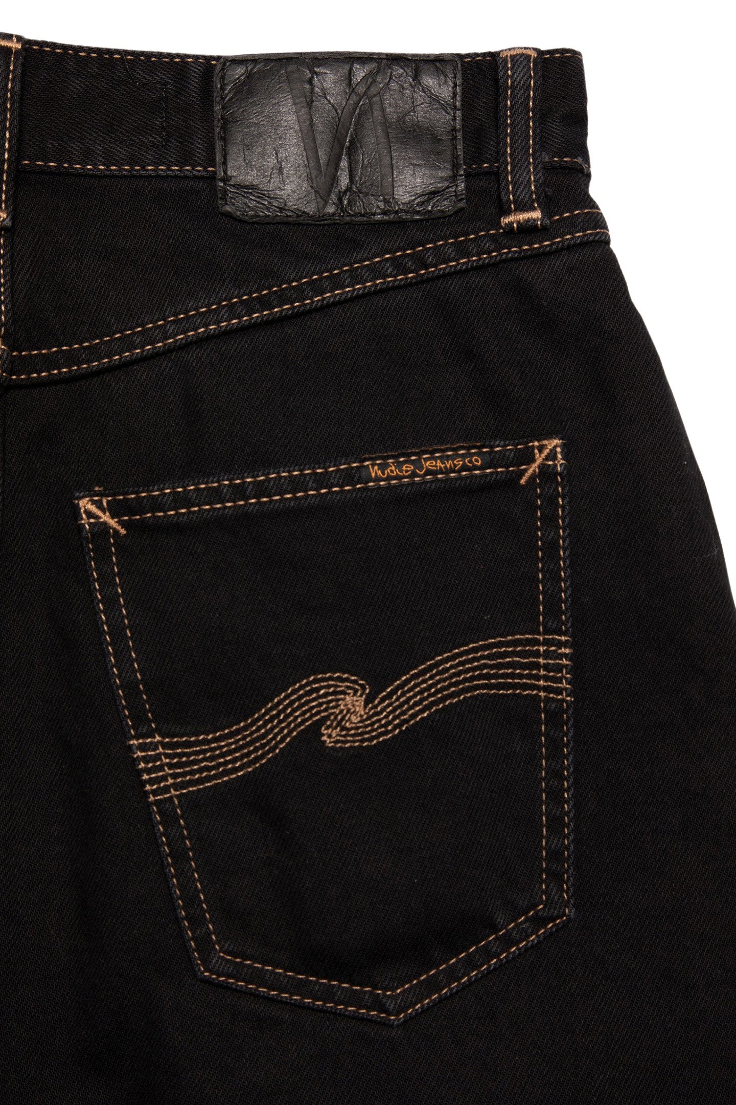 MOLLY WESTERN DENIM SKIRT BLACK 5