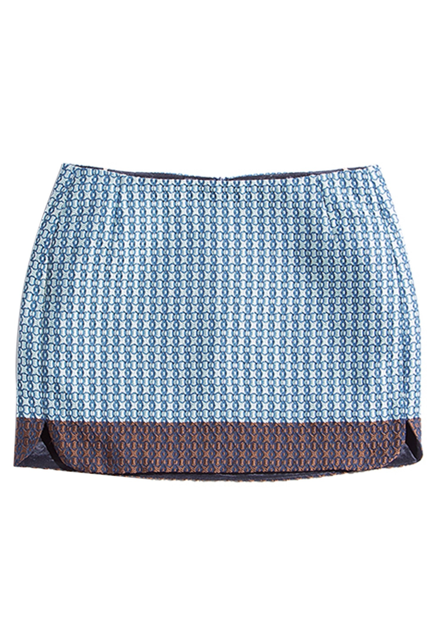 SKIRT JACQUARD MINI DEEPEST BLUE 2