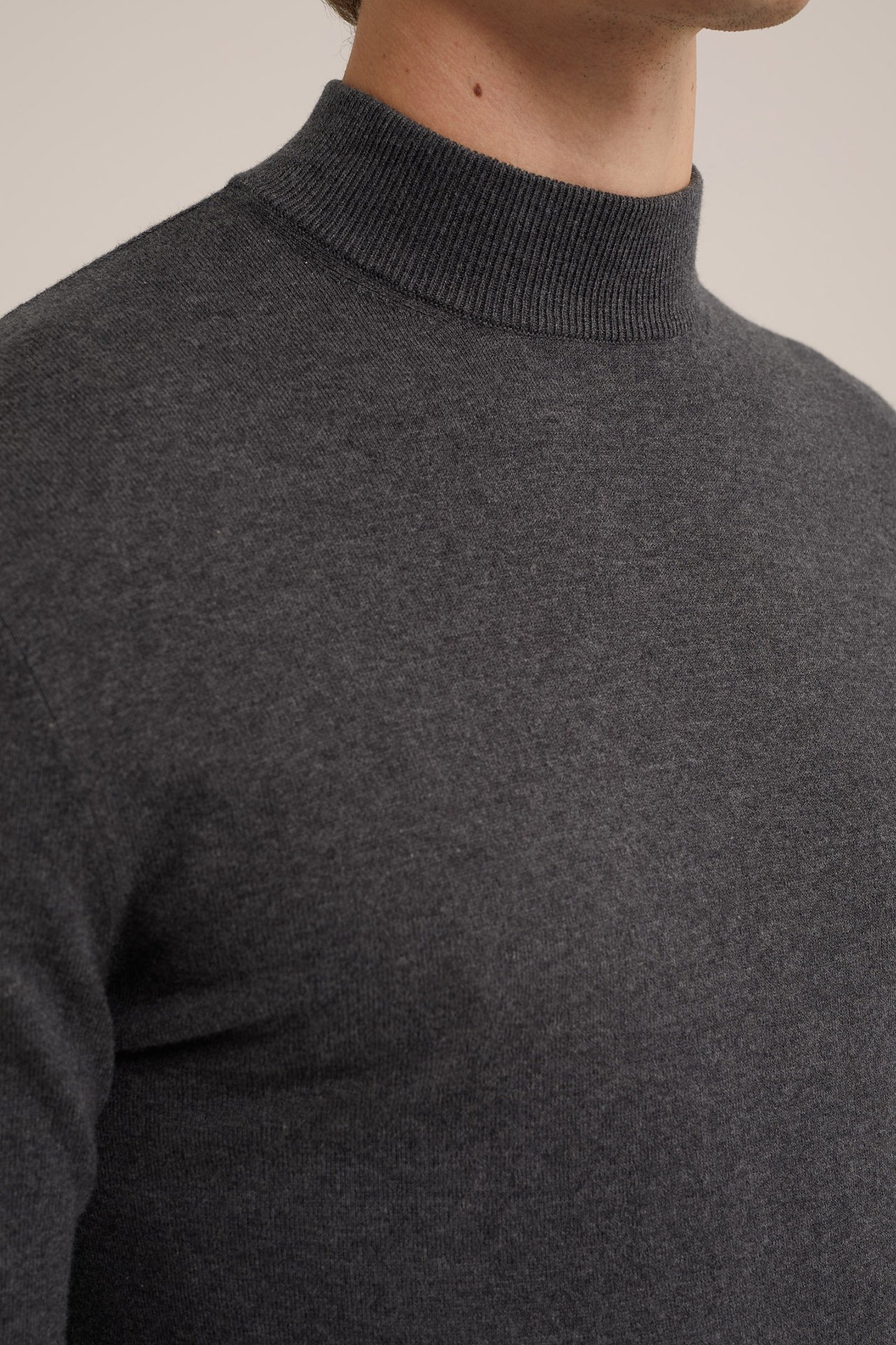 PULLOVER BLENDED DARK GREY 5