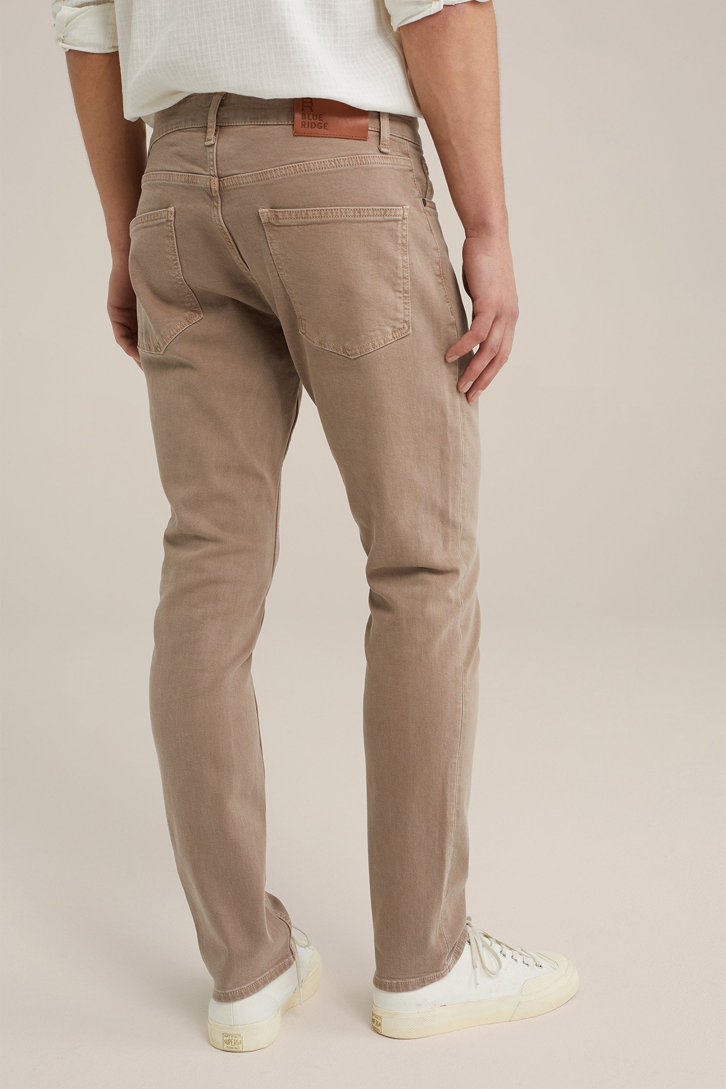 5-POCKET MID WAIST ELEPHANT GREY 2