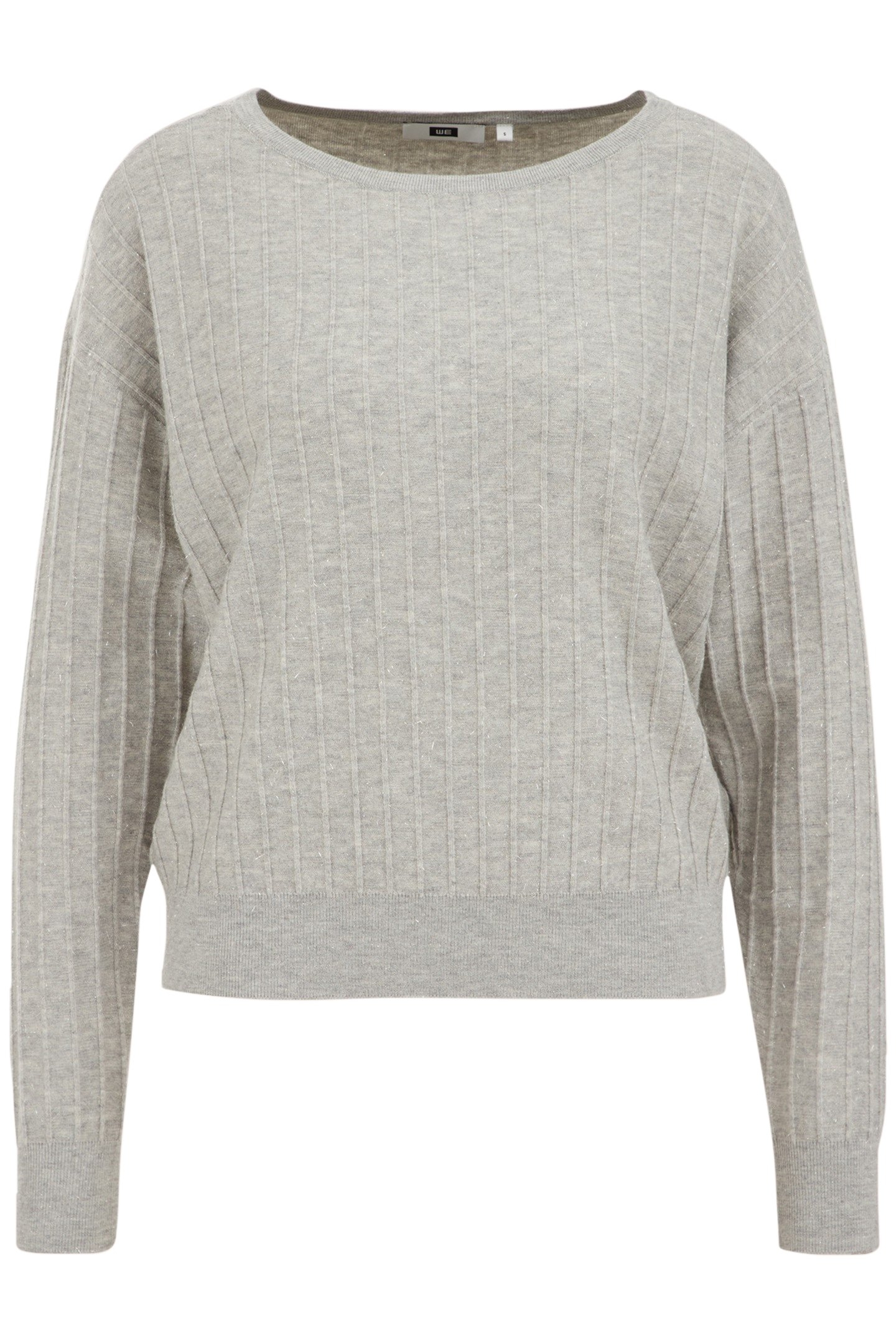 KNITTED PULLOVER LIGHT GREY 4
