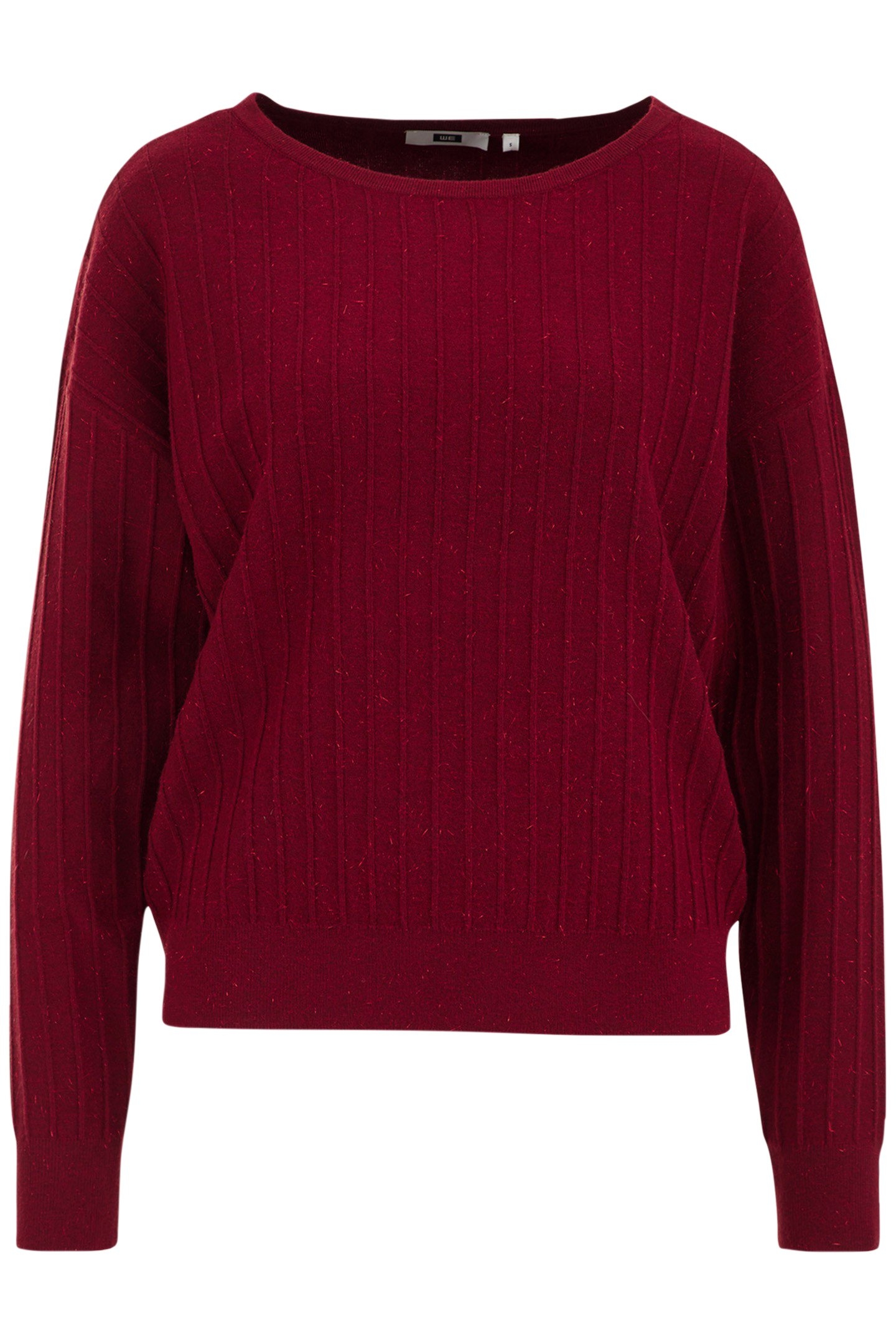 KNITTED PULLOVER FIRE RED 4