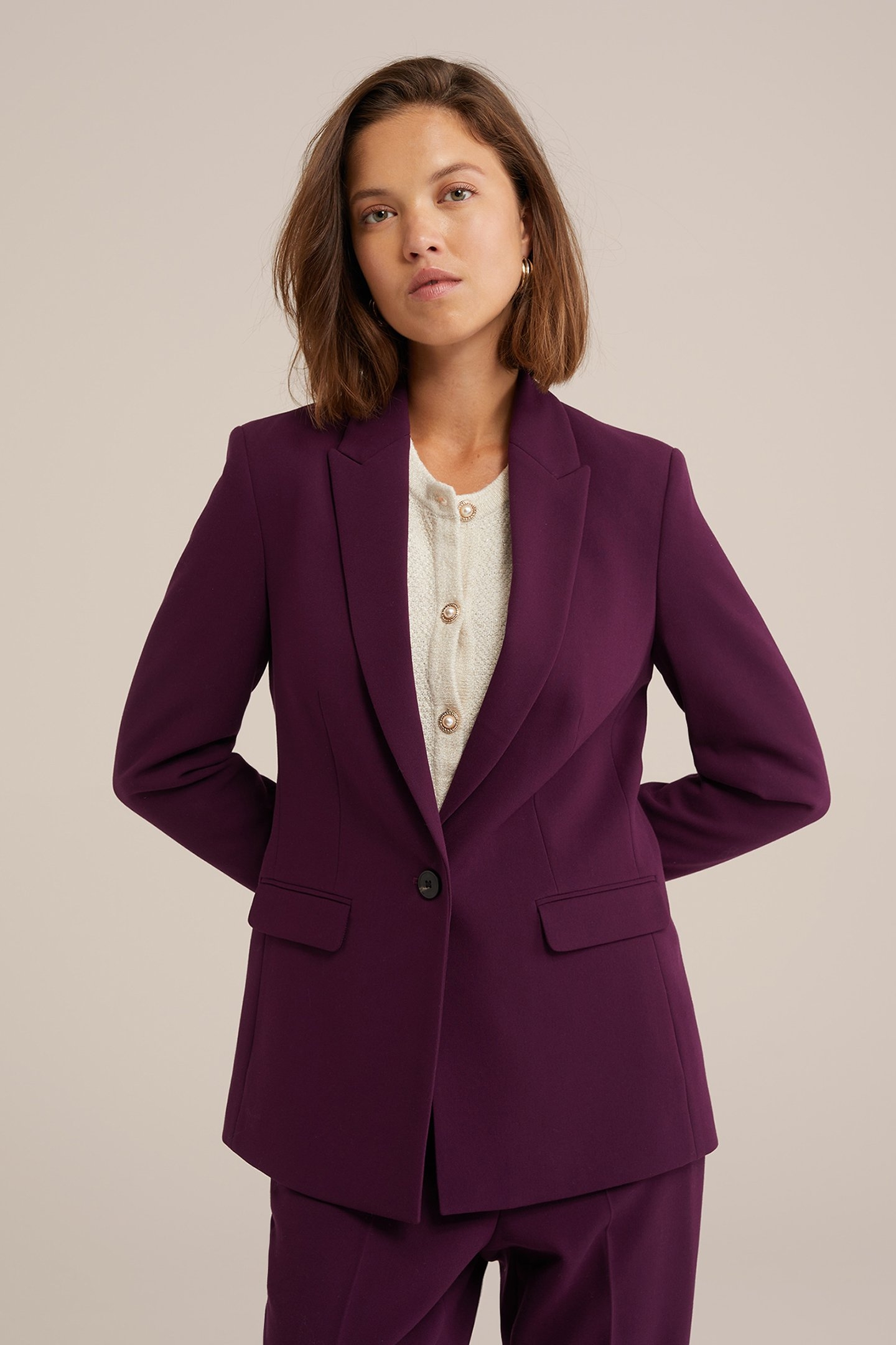 BLAZER DARK PURPLE 1