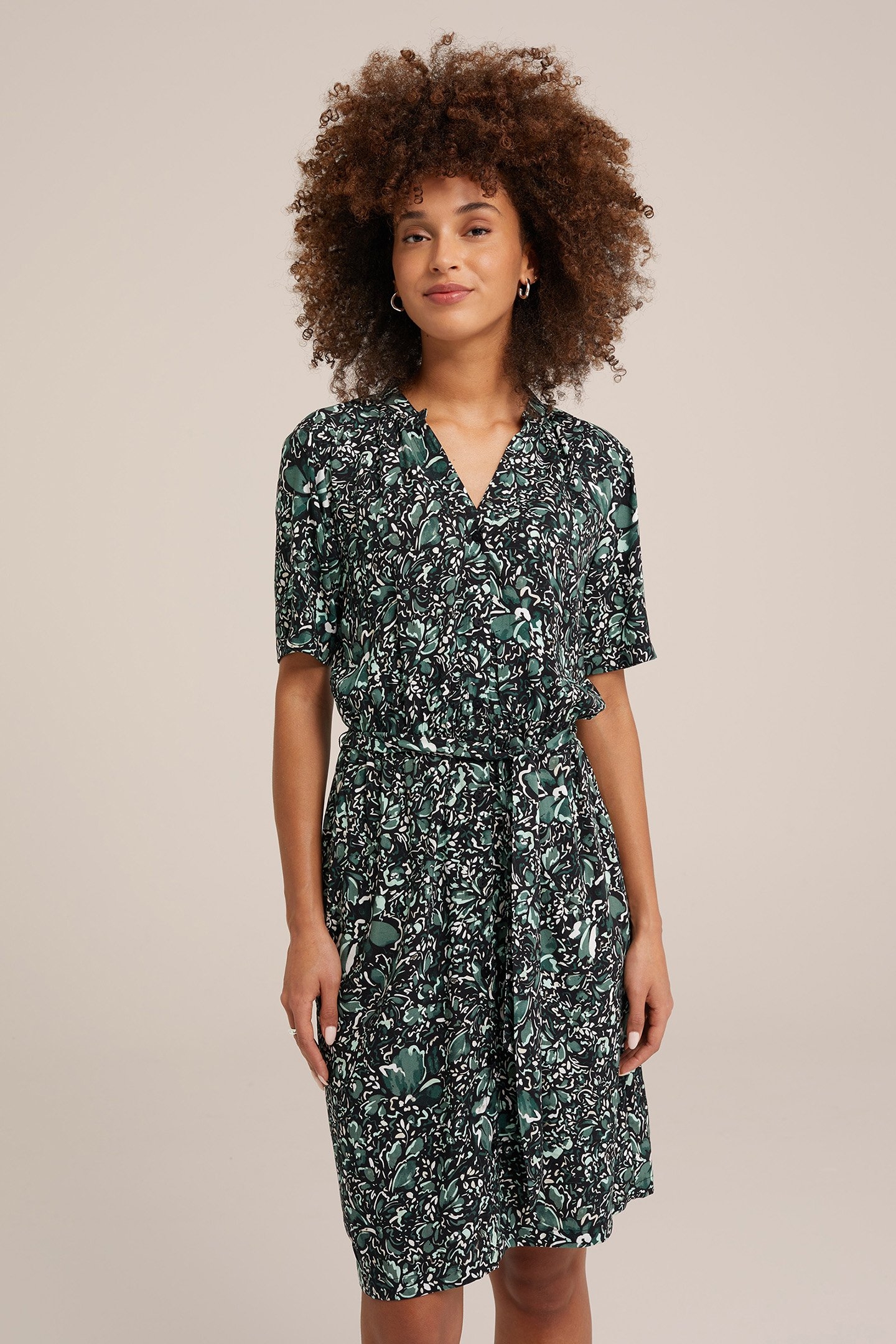 DRESS SHORT DARK GREEN 1