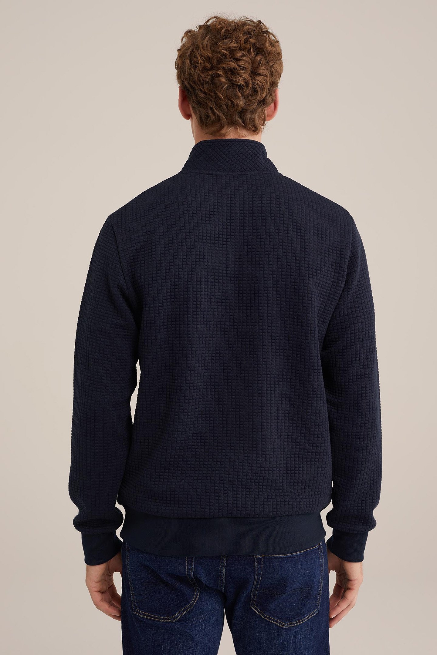 HALFWAY ZIPPER DARK BLUE 2