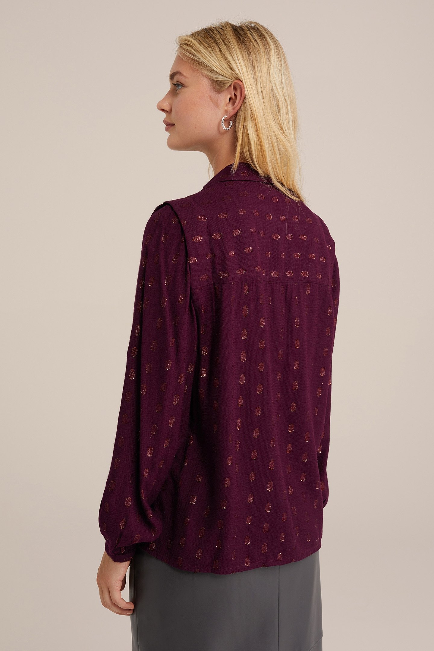 BLOUSE DARK PURPLE 2