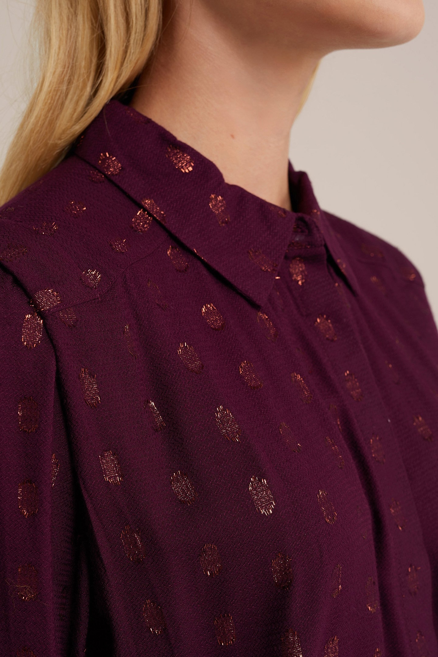 BLOUSE DARK PURPLE 6