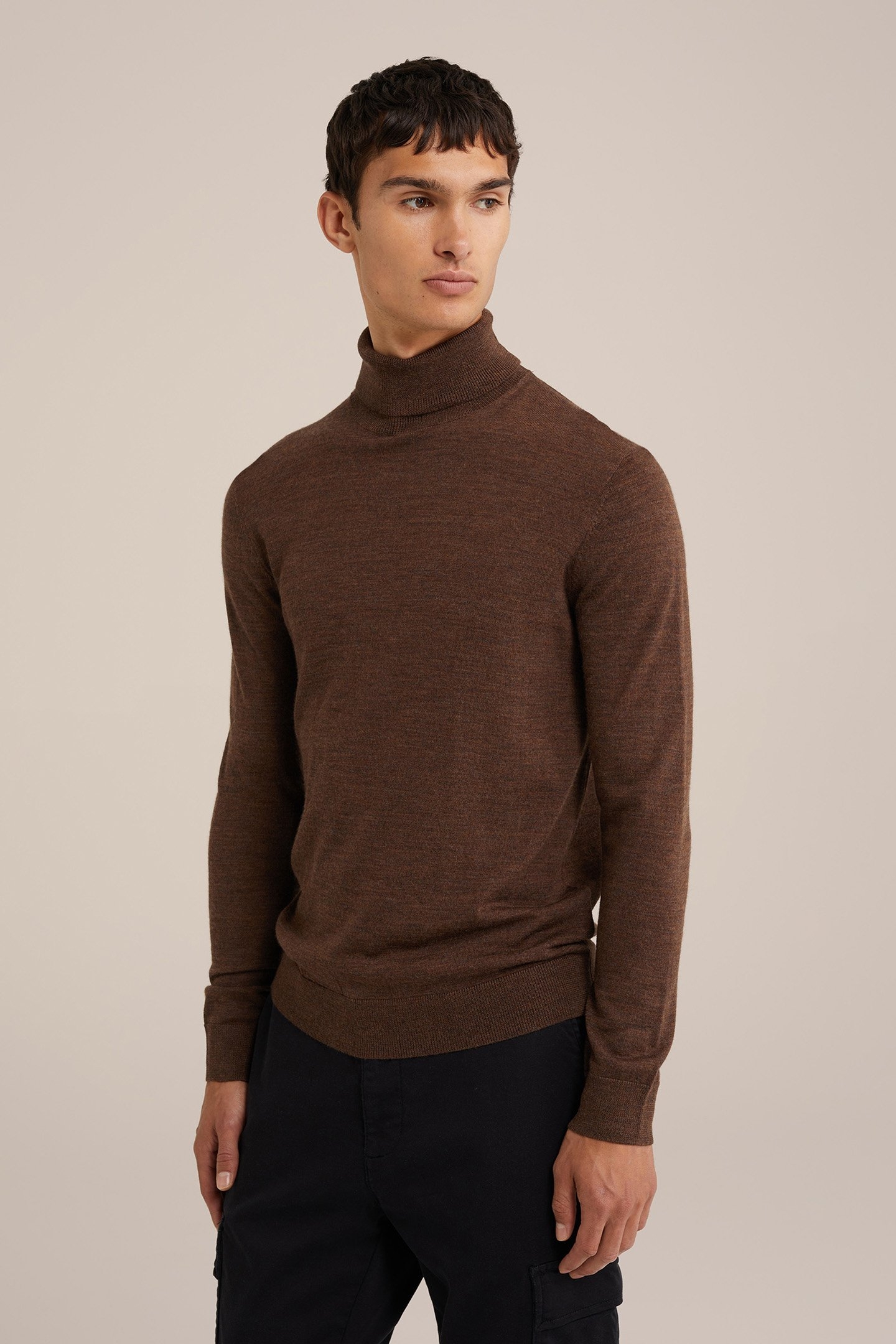 PULLOVER DARK BROWN 1