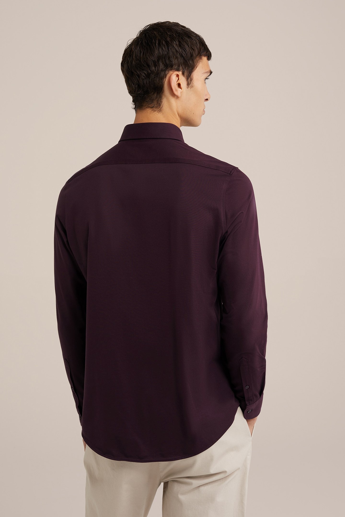 SHIRT BURGUNDY RED 2