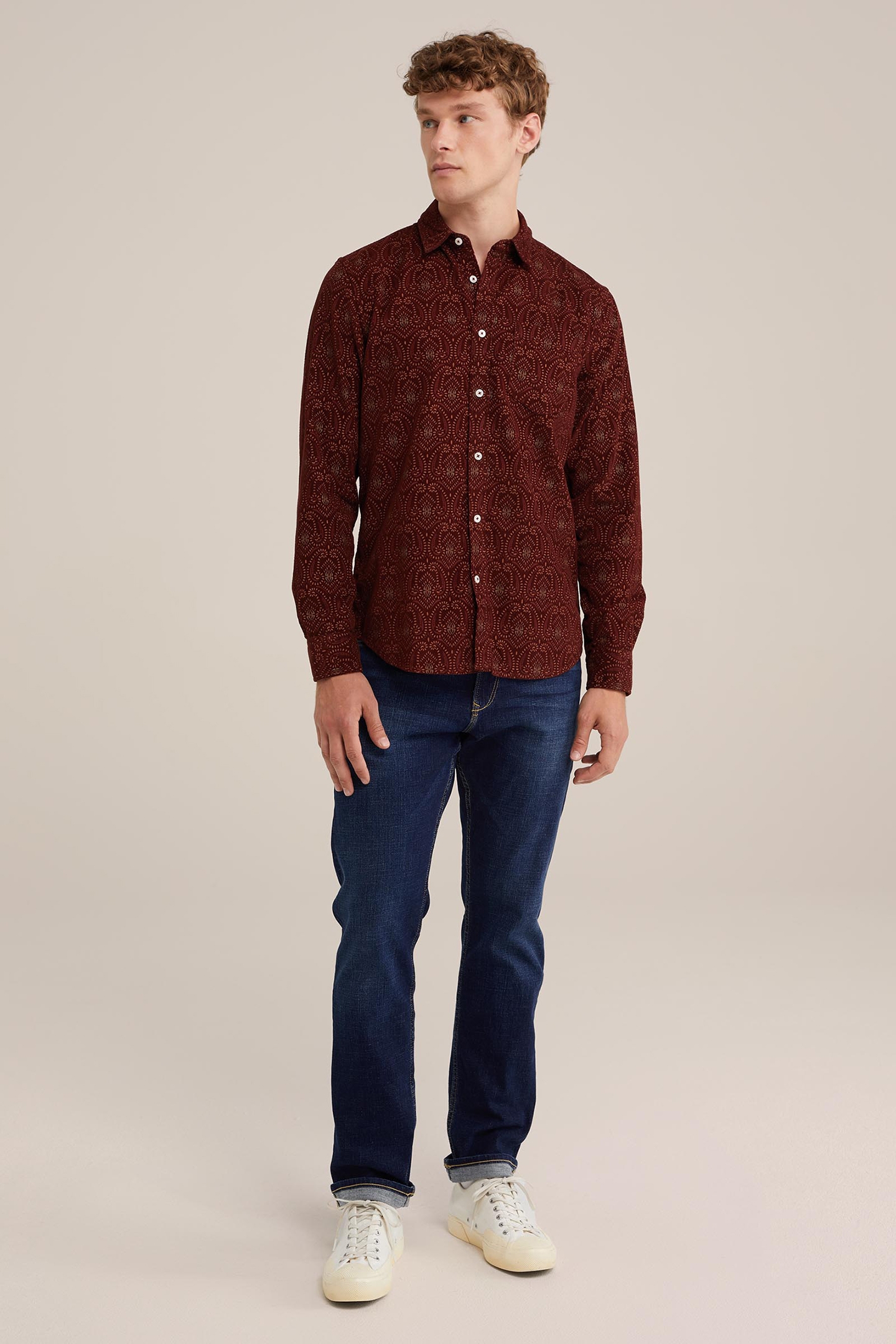 SHIRT BURGUNDY RED 3